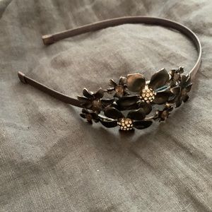 Dark gray metal Tasha headband